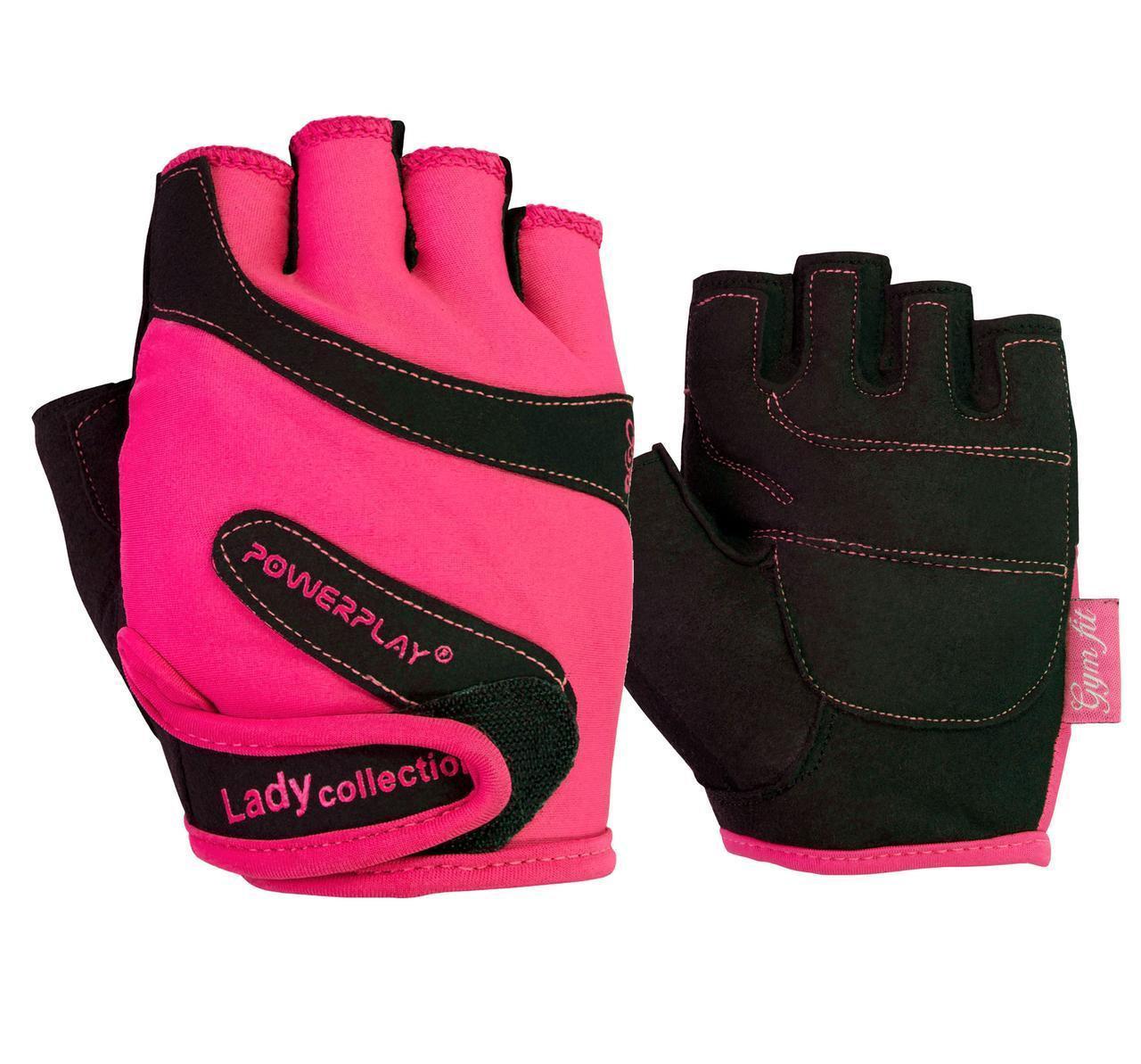 

Перчатки для фитнеса PowerPlay 1729 женские XS Pink-black