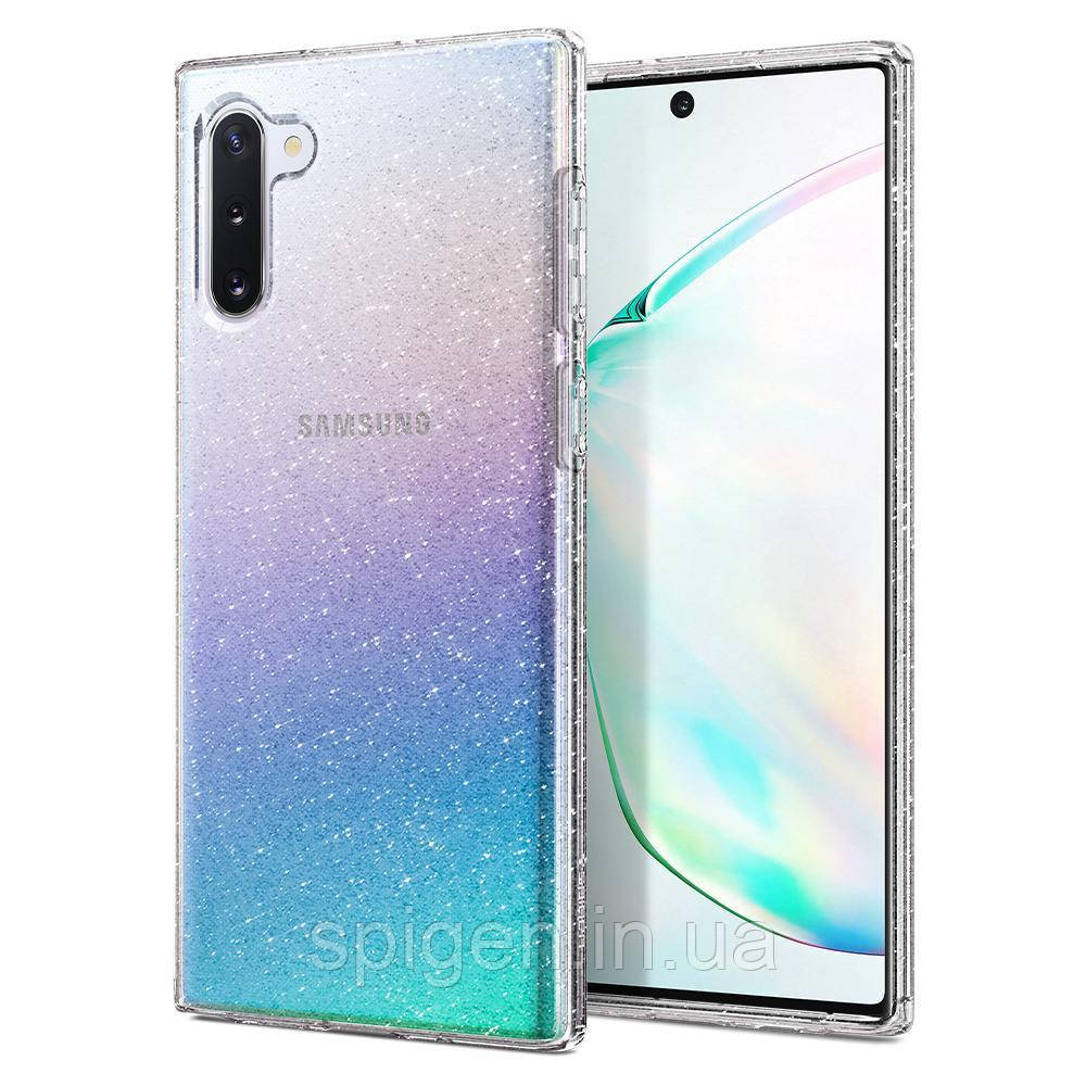 

Чехол Spigen для Samsung Galaxy Note 10 Liquid Crystal Glitter, Crystal Quartz