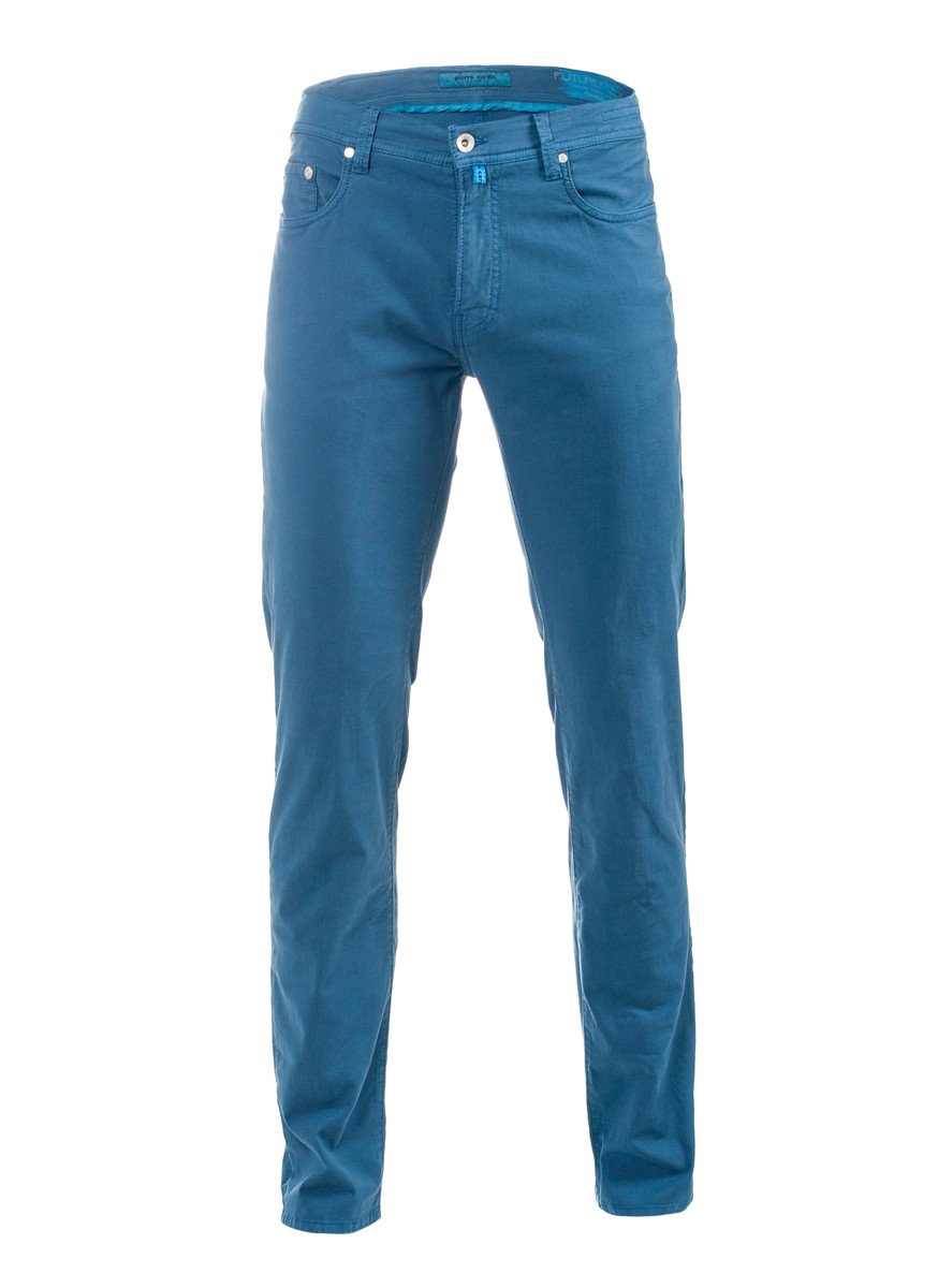 

Джинсы мужские синего цвета из брючной ткани Future Flex от Pierre Cardin 32\34