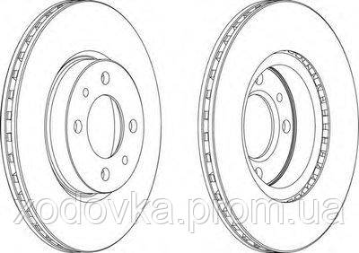 

Тормозной диск передний ALFA ROMEO 145 930, 155 167, Альфа Ромео 145 930, 155 167, (FERODO DDF521)