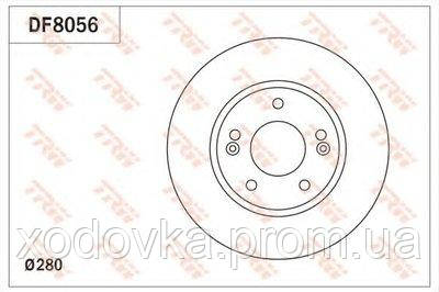 

Тормозной диск HYUNDAI i30 GD, i30 , Хендай и30 GD, и30 , (TRW DF8056)