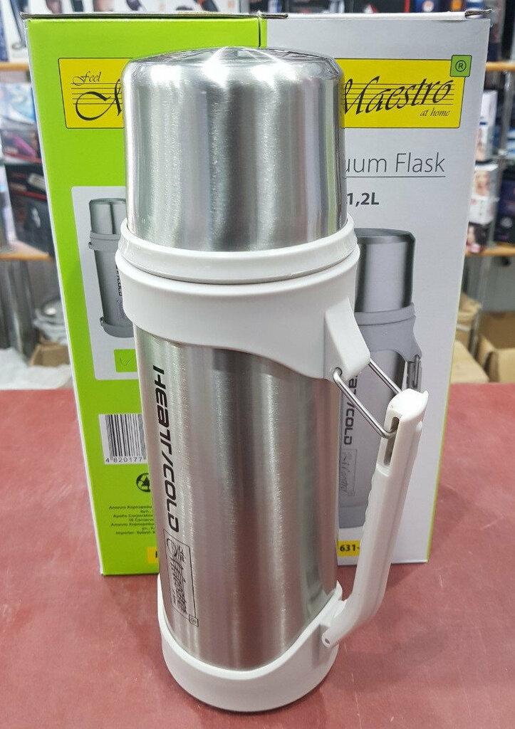 

Термос металлический Maestro MR-1631-120 1.2 л, Стальной