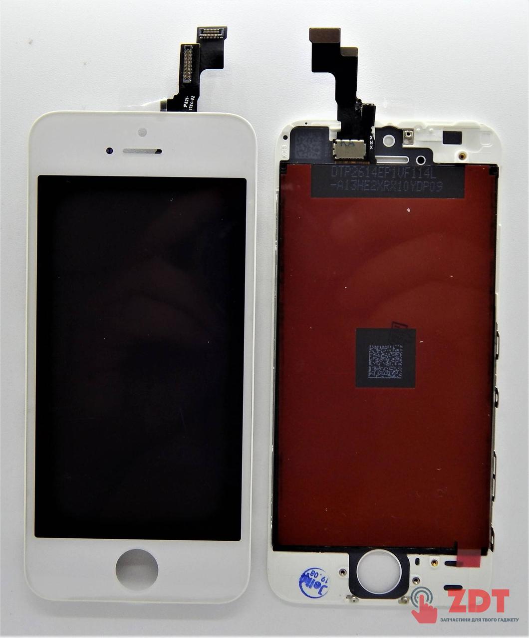 Дисплейный модуль Iphone 5s / 5SE Change Glass White (5000798W)