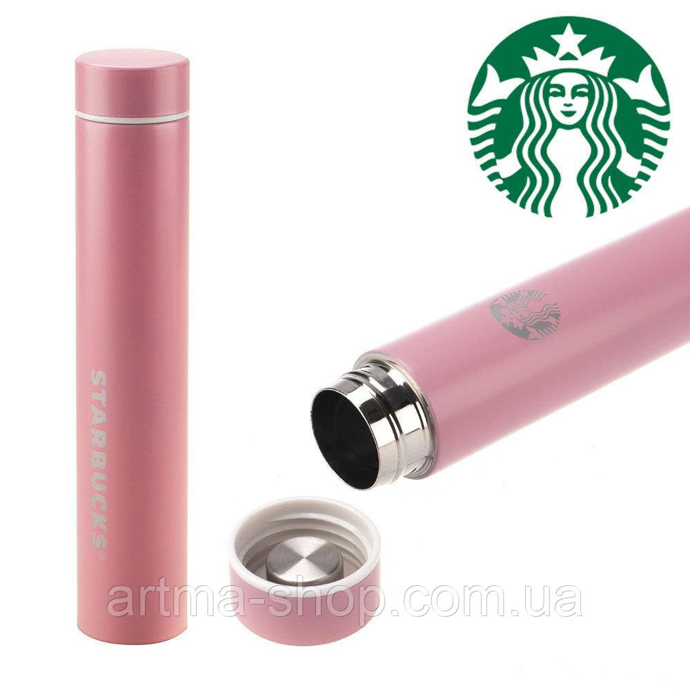 Термос Starbucks Long рожевий, 500 ml