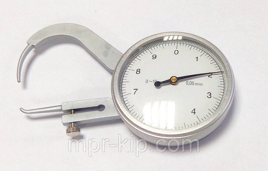 

Толщиномер (стенкомер) индикаторный KM-422-105 (0-10 мм; ± 0,05 мм)