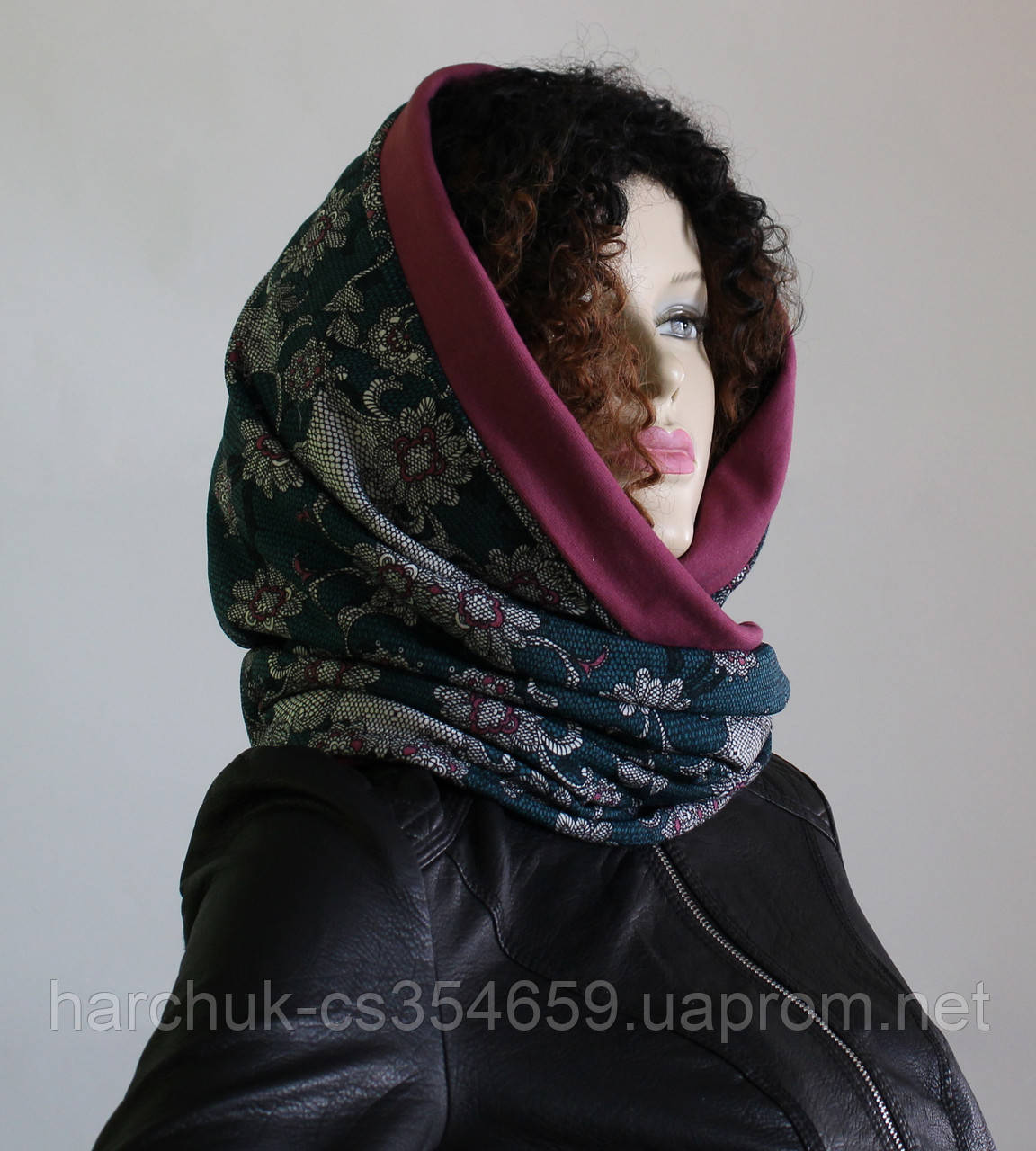 

Трикотажный демисезонный снуд Lady Solomia 60х150см RN1