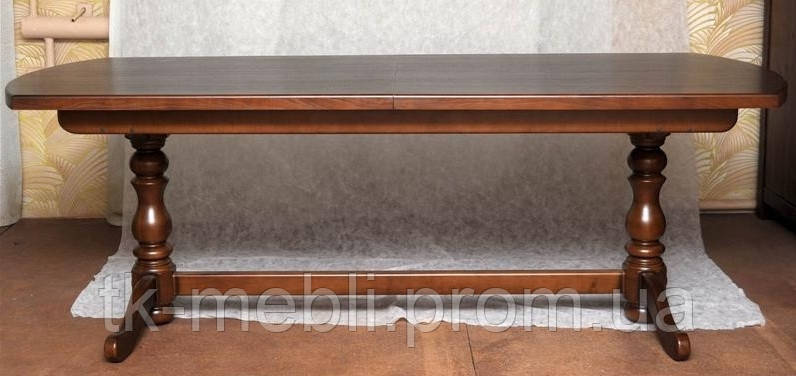Стол обеденный "Гирне дуга" раскладной/ раздвижной 2200/2600х1040х750 (большой размер, цвет на выбор) РПМК, фото 1