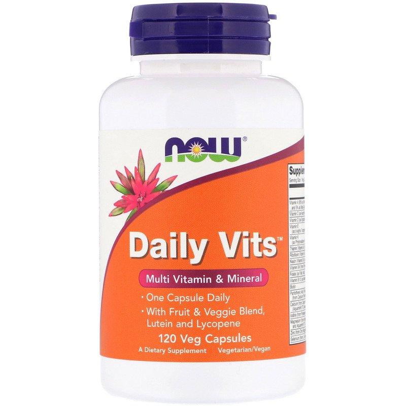 

Мультивитамины и минералы NOW Foods "Daily Vits" (120 капсул)