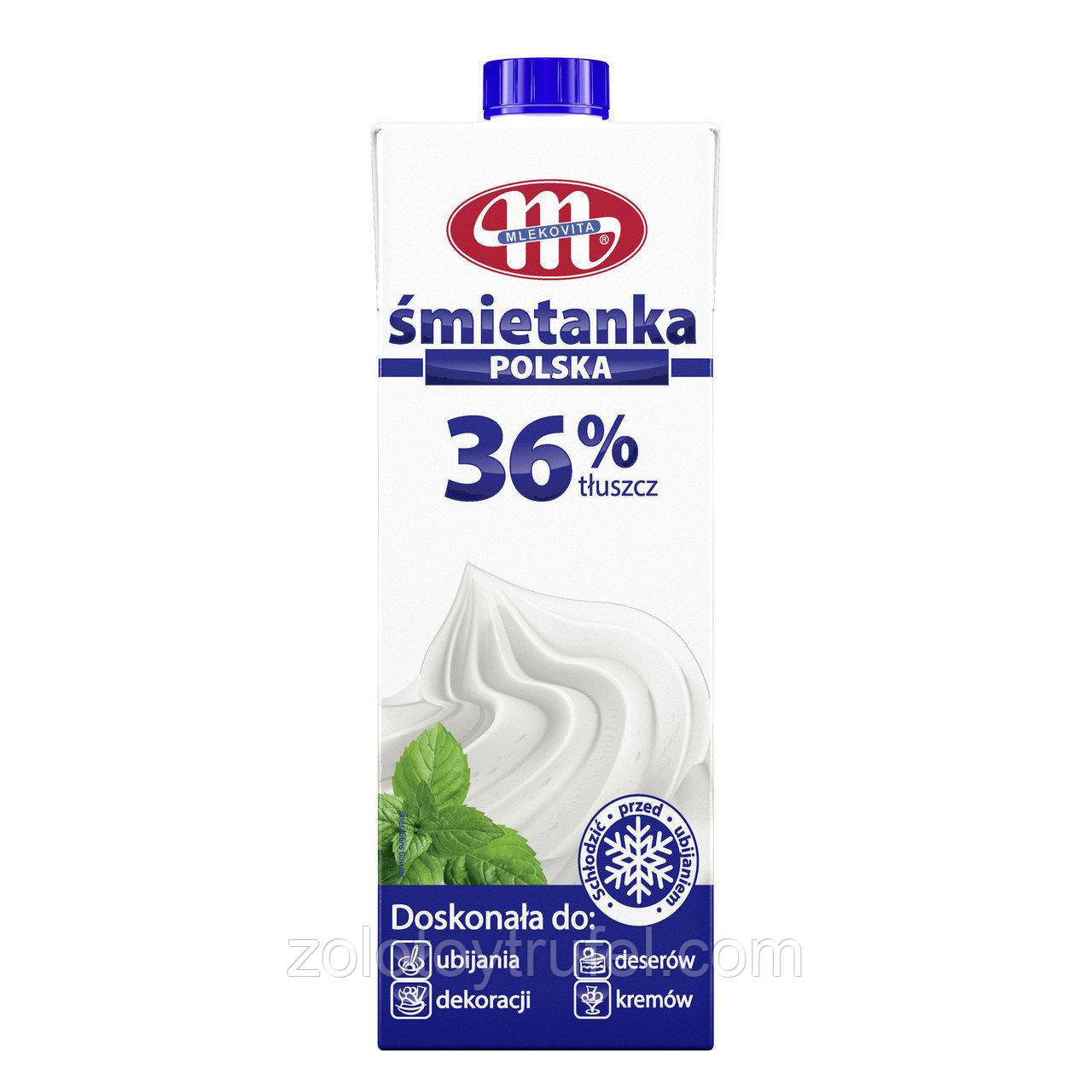 

Животные сливки «Smietanka 36 %» Mlekovita