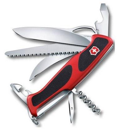 

Швейцарский складной нож Victorinox RangerGrip 57 Hunter, красный