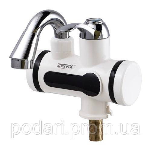 

Кран с подогревом воды на мойку ZERIX ELW12-2E ZX2784, Белый