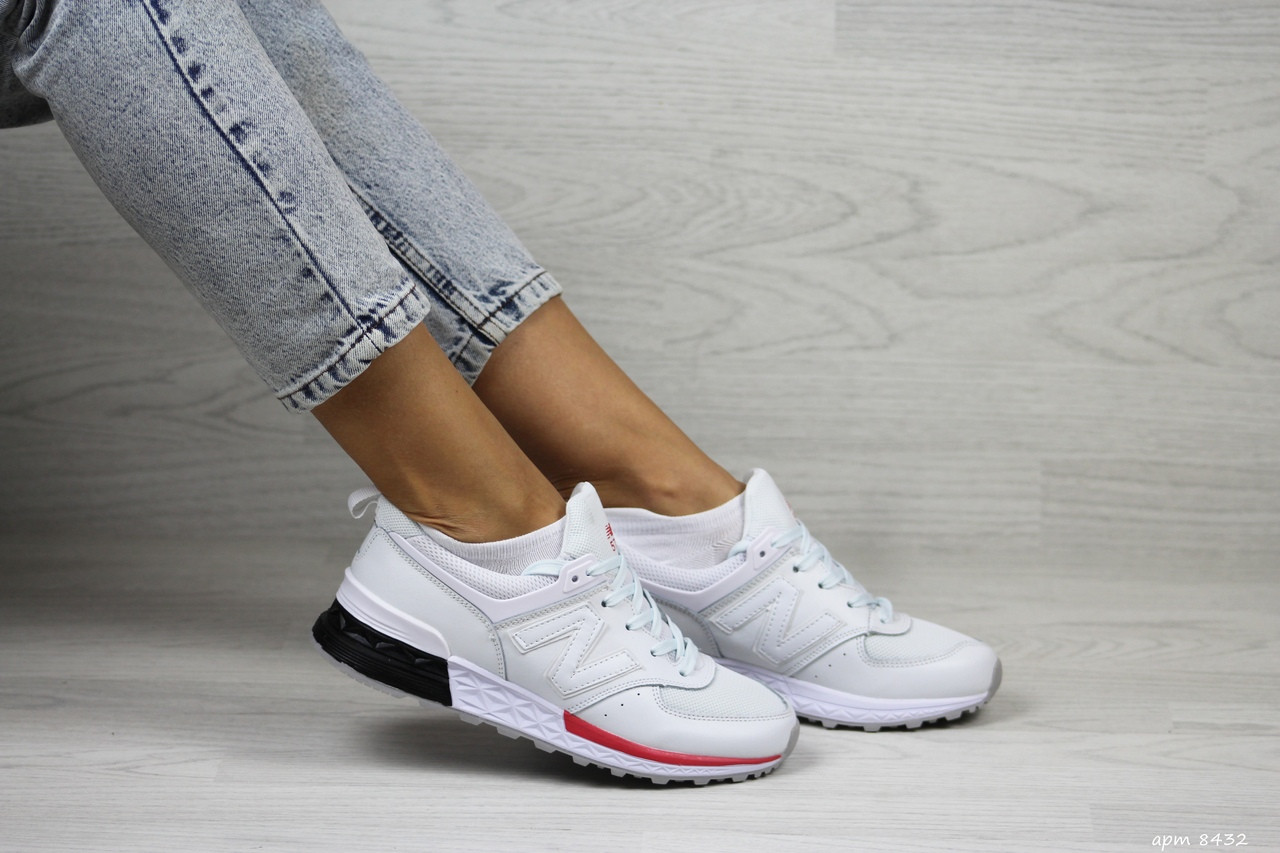 

Женские белые кроссовки New Balance 574, Белый