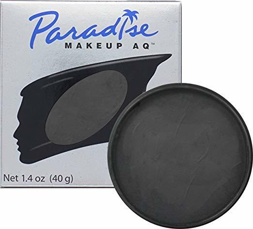 

MEHRON Профессиональный аквагрим Paradise, Аквагрим Black (Черный), 40 г