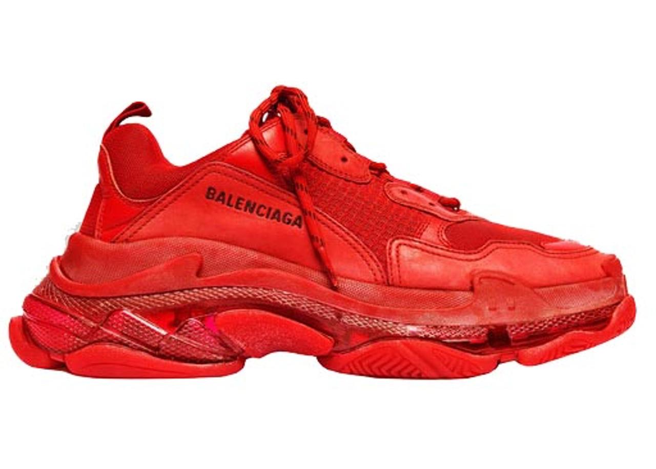 

Кроссовки Balenciaga Triple S Triple Red 37, Красный