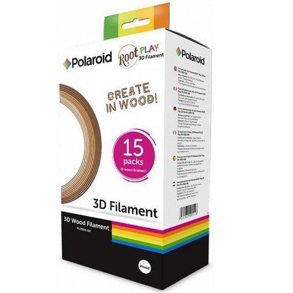 Polaroid Набор нити 1.75мм PLA для ручки 3D PLAY (древесные цвета)