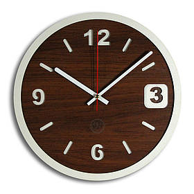 Настенные часы Декор Карпаты Loft Темно-коричневый (UGT010A)