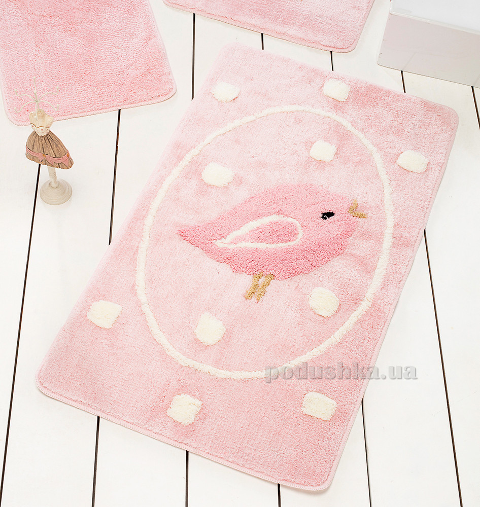 

Коврик в ванную Chilai Home Birdie pink 60х100 см