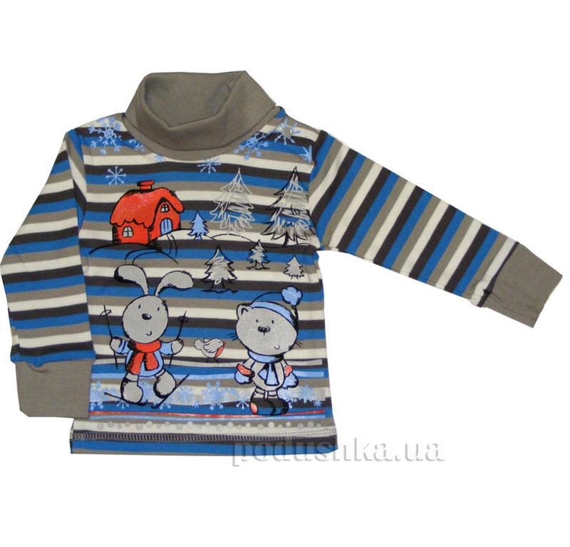 

Гольф для мальчика Заяц и кот Zebra kids 555-014 68