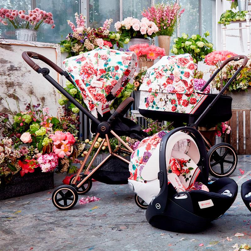 

Коляска Cybex Mios Lux R Spring Blossom Light 2в1, Розовый