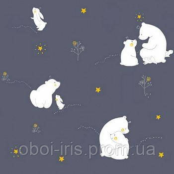 

ND21100 обои Sweet Dreams nokie`s Decoprint NV Бельгия флизелиновые детские, Синий темный