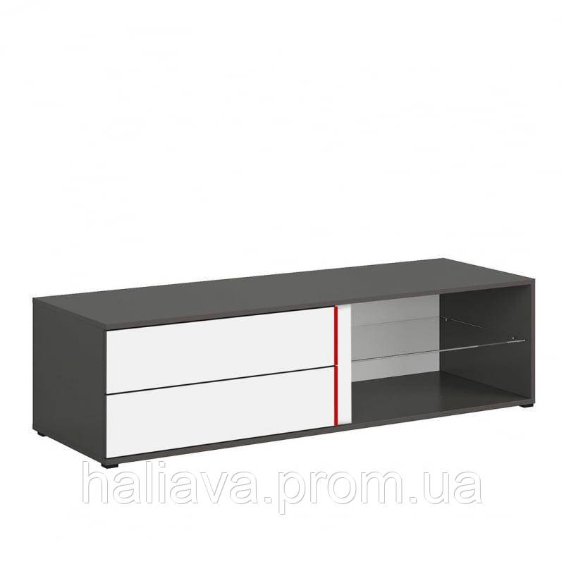 

Тумба ТВ Graphic Black Red White 143х38.5x48.5 (GRA_ RTV2S_142) 002394