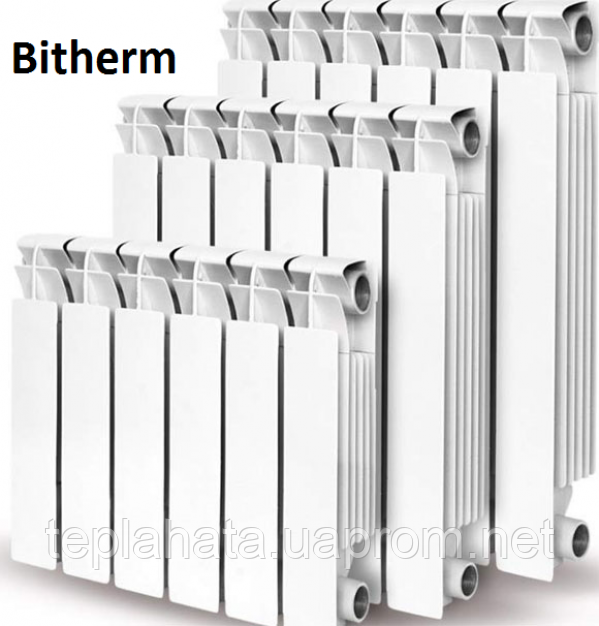 

Биметаллический радиатор BITHERM (80BI-500) Fe+Al, Белый