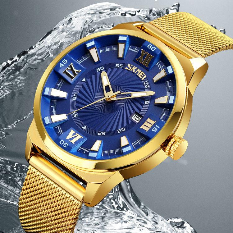 

Оригинальные часы Skmei (Скмей) 9166 Gold gold / Gold blue / Gold white Гарантия!