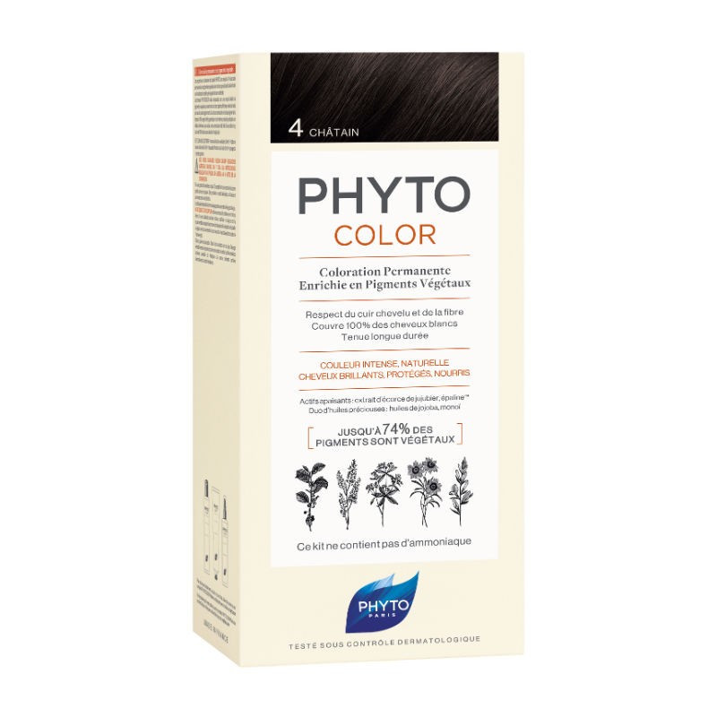 Фито крем-краска Phytocolor Colorations тон 4 (шатен)
