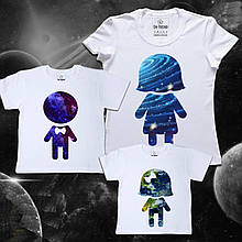 Семейные футболки "Семейка-космос"