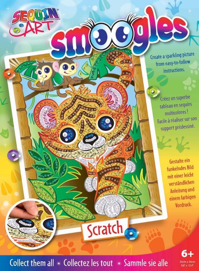 

Набор для творчества Sequin Art SMOOGLES Тигр SA1815