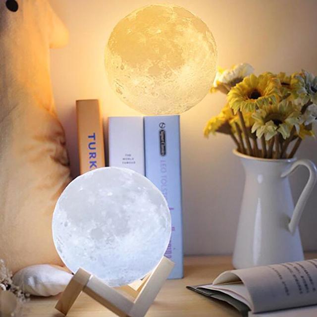 Настольный светильник ночник Луна 3D Moon Lamp: продажа, цена в Киеве.  Настольные лампы и ночники от "Limon-trend" - 1462418896