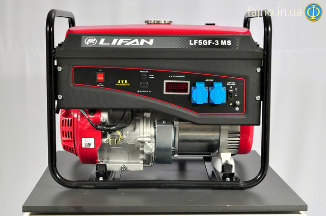 Газовий генератор від магістрального газу Lifan LF5GF-3MS (5,5 кВт)