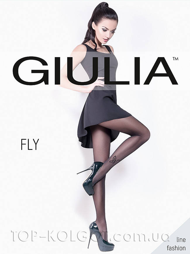 

Колготки с узором тату GIULIA Fly 20 model 60