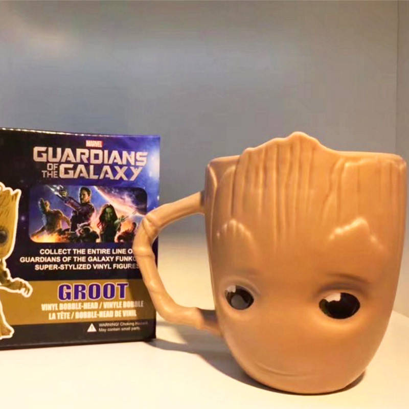 

Кружка Marvel керамическая 3D Грут Стражи Галактики Guardians of the Galaxy 11.3D, Разные цвета