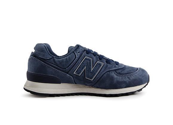 

Кроссовки мужские New Balance 574wsa текстиль, Серый/синий