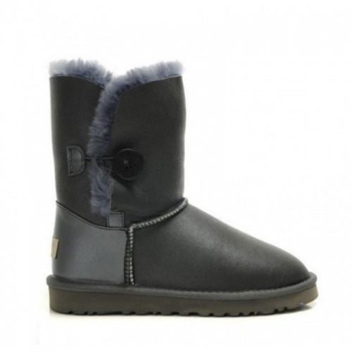 

Угги женские UGG Australia Metallic Bailey Button Grey. Угги женские с пропиткой спуговицей серого цвета.