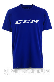 

Футболка CCM Training Tee Navy SR взрослая, Размер M, темно-синий, Tee-Navy-SR-M