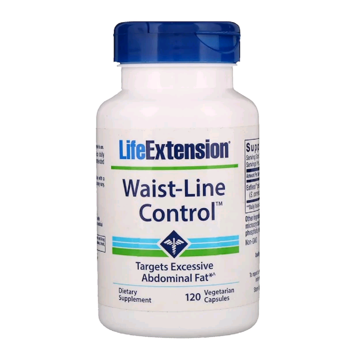 Жиросжигатель, Waist-Line Control, Life Extension, 120 вегетарианских 