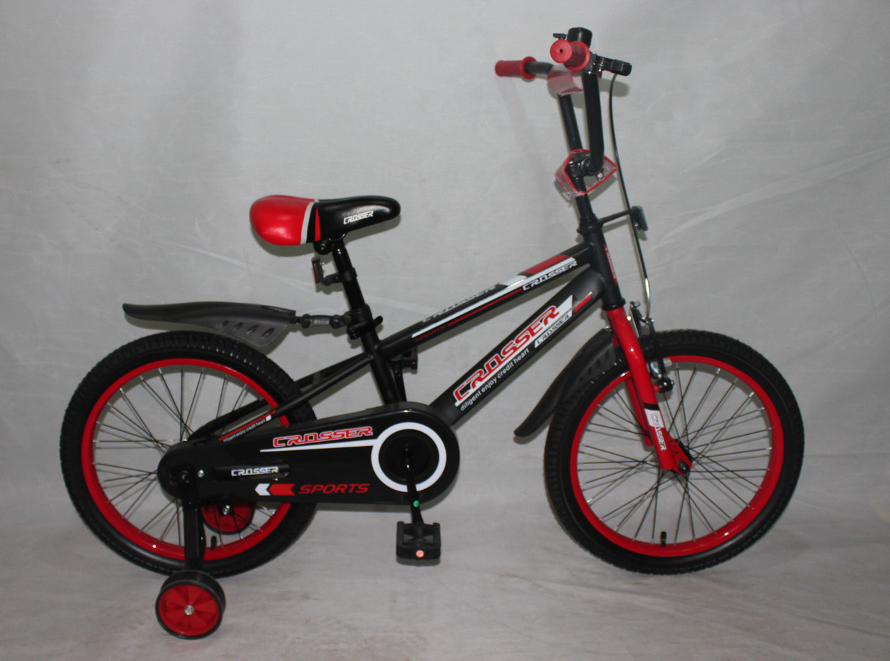 Велосипед двухколёсный 16 дюймов Azimut SPORTS CROSSER -1 красный***