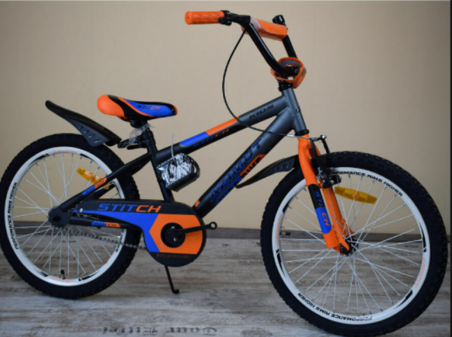 Детский двухколесный велосипед Azimut Stitch А (18 дюймов) оранжевый**