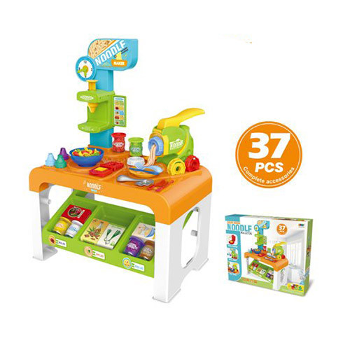 Детский игровой набор кухня+тесто для лепки 8748