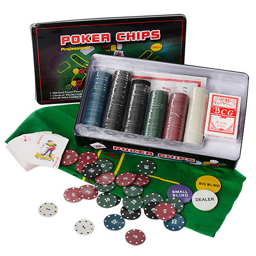 Настольная игра покер M 2776, 300 фишек