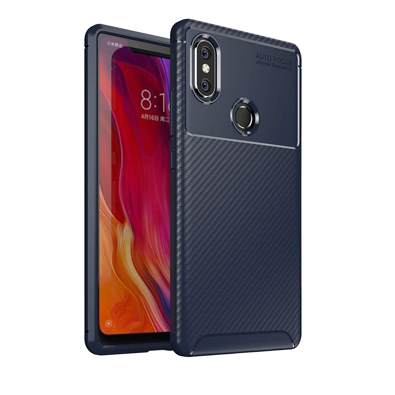 

Чехол Carbon Case Xiaomi Mi 8 Se Синий