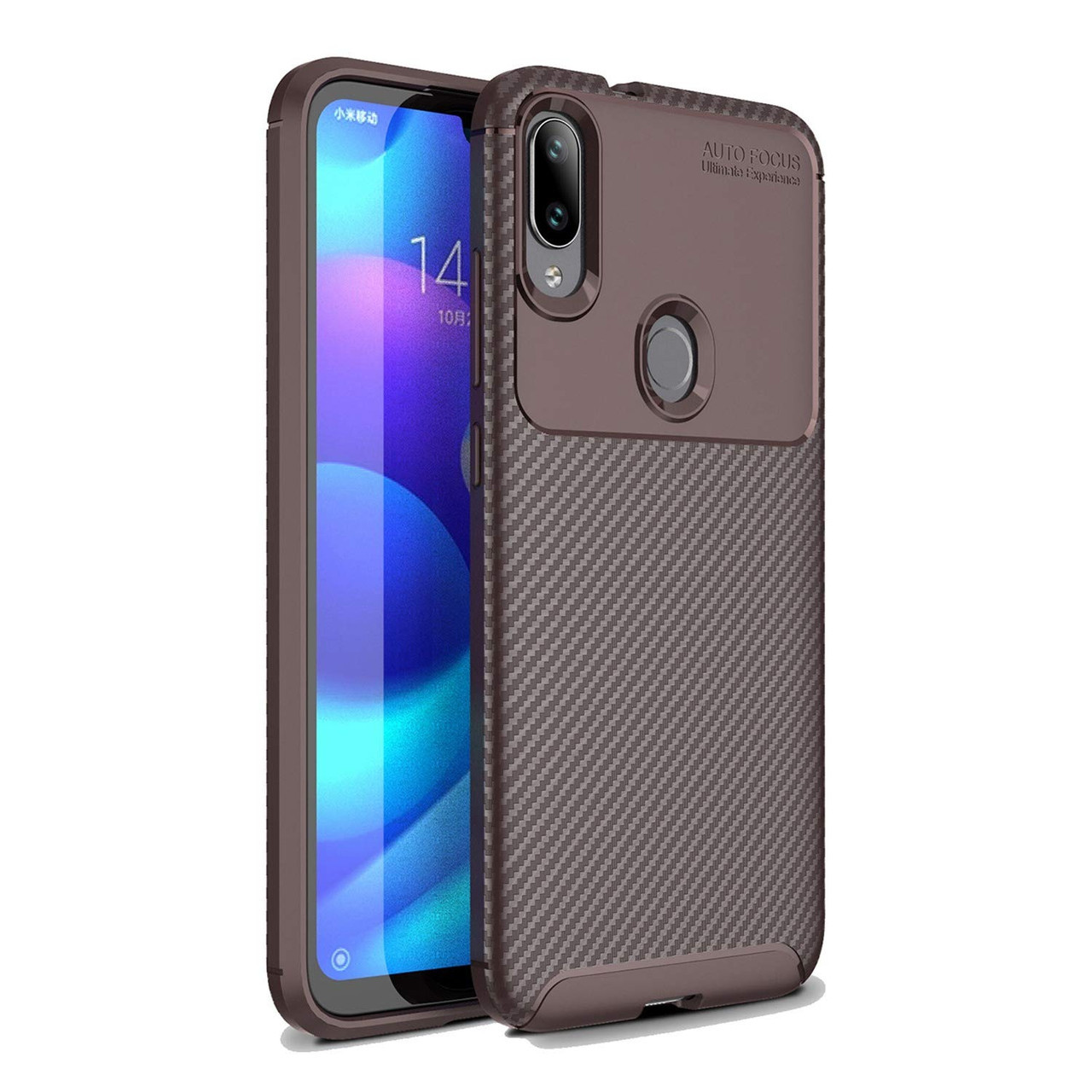 

Чехол Carbon Case Xiaomi Mi Play Коричневый