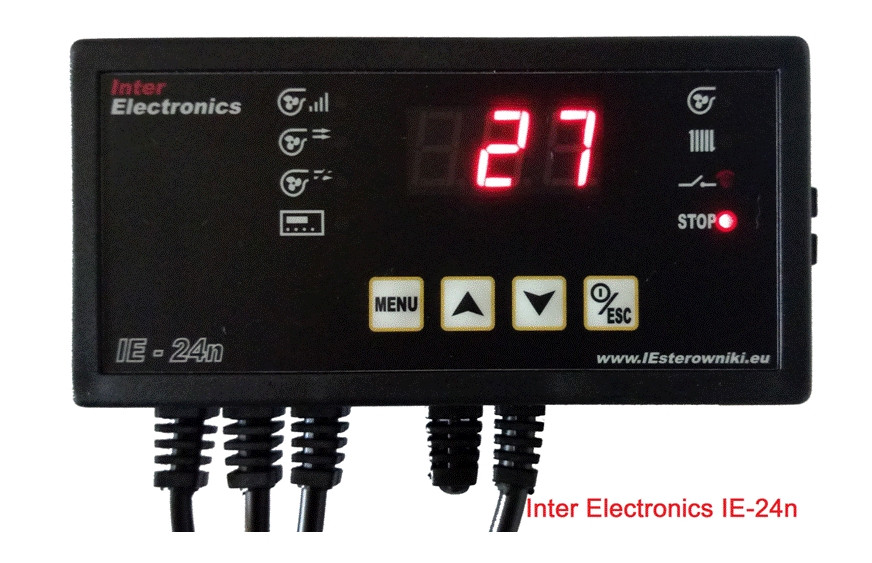 

Автоматика для твердотопливного котла Inter Electronics IE-24n (Польша)