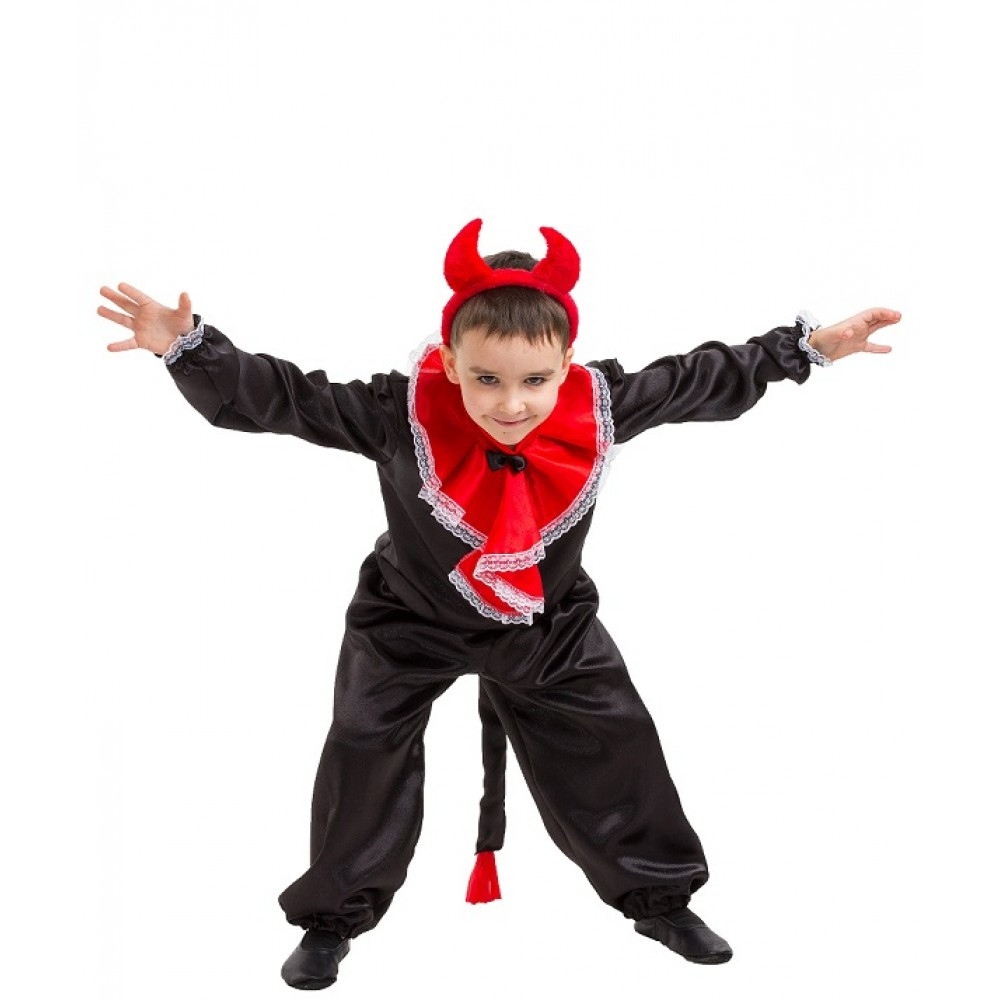 Дитячий костюм на карнавал чортик чортеня рис для хлопчика