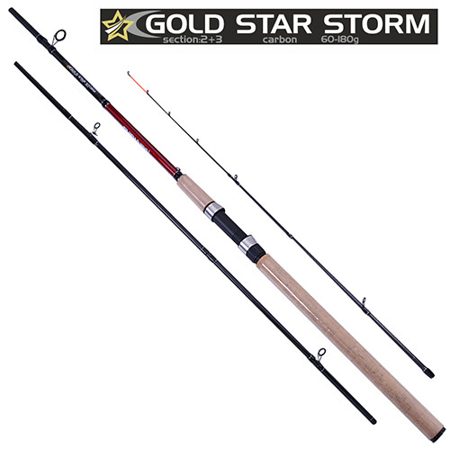 

Спиннинг карповый штекерный фидер "Gold star storm" 3.6м 60-180г 2+3к SF23894 , Хозтовары