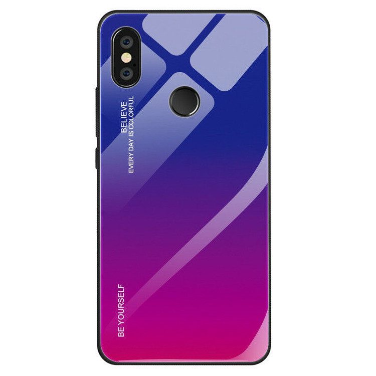 

Чехол Gradient для Xiaomi Mi A2 Lite / Redmi 6 Pro бампер накладка Purple-Rose