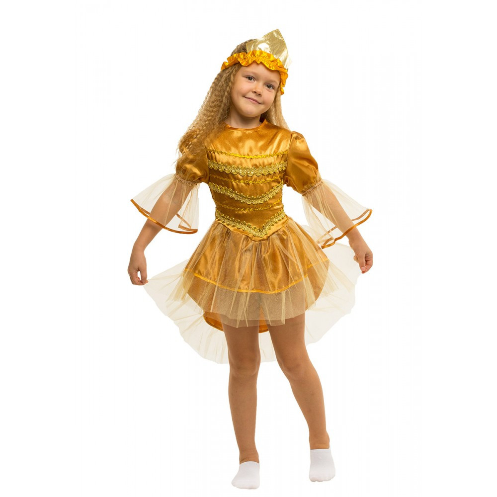 Карнавальный костюм для девочки Золотая Рыбка