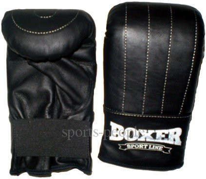 

Перчатки боксерские (снарядные, битки) Boxer, винил, размер, Синий